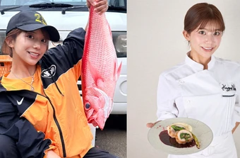 "Thiên thần nụ cười" Niko Kawagoe gây sốt: Một mình đi biển câu 34 con cá về nấu cho fan ăn