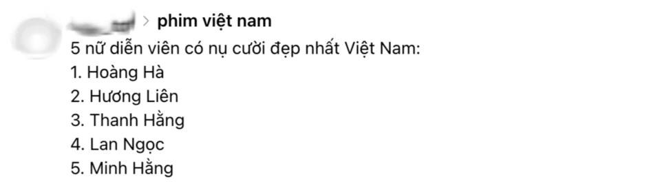 5 nữ diễn viên có nụ cười đẹp nhất Việt Nam: Minh Hằng xếp sau Lan Ngọc, hạng 1 rạng rỡ hơn cả mặt trời