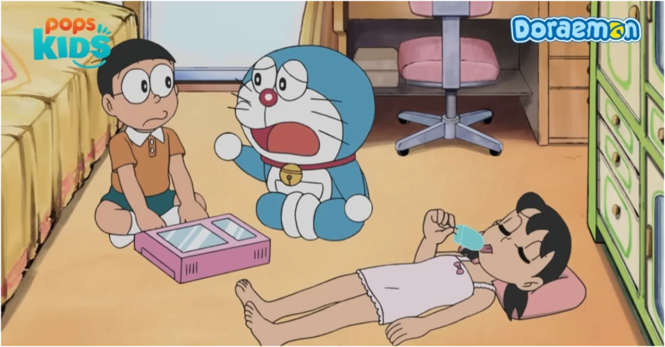 56 năm trước Doraemon đã có cách chống nắng nóng mà bây giờ người bình thường cũng có thể áp dụng được ngay tại nhà