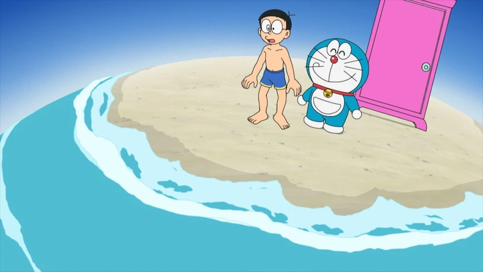 56 năm trước Doraemon đã có cách chống nắng nóng mà bây giờ người bình thường cũng có thể áp dụng được ngay tại nhà