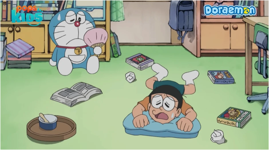 56 năm trước Doraemon đã có cách chống nắng nóng mà bây giờ người bình thường cũng có thể áp dụng được ngay tại nhà