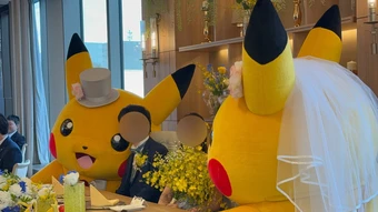 Cặp đôi Nhật Bản gây sốt với đám cưới phong cách Pokémon "độc nhất vô nhị"
