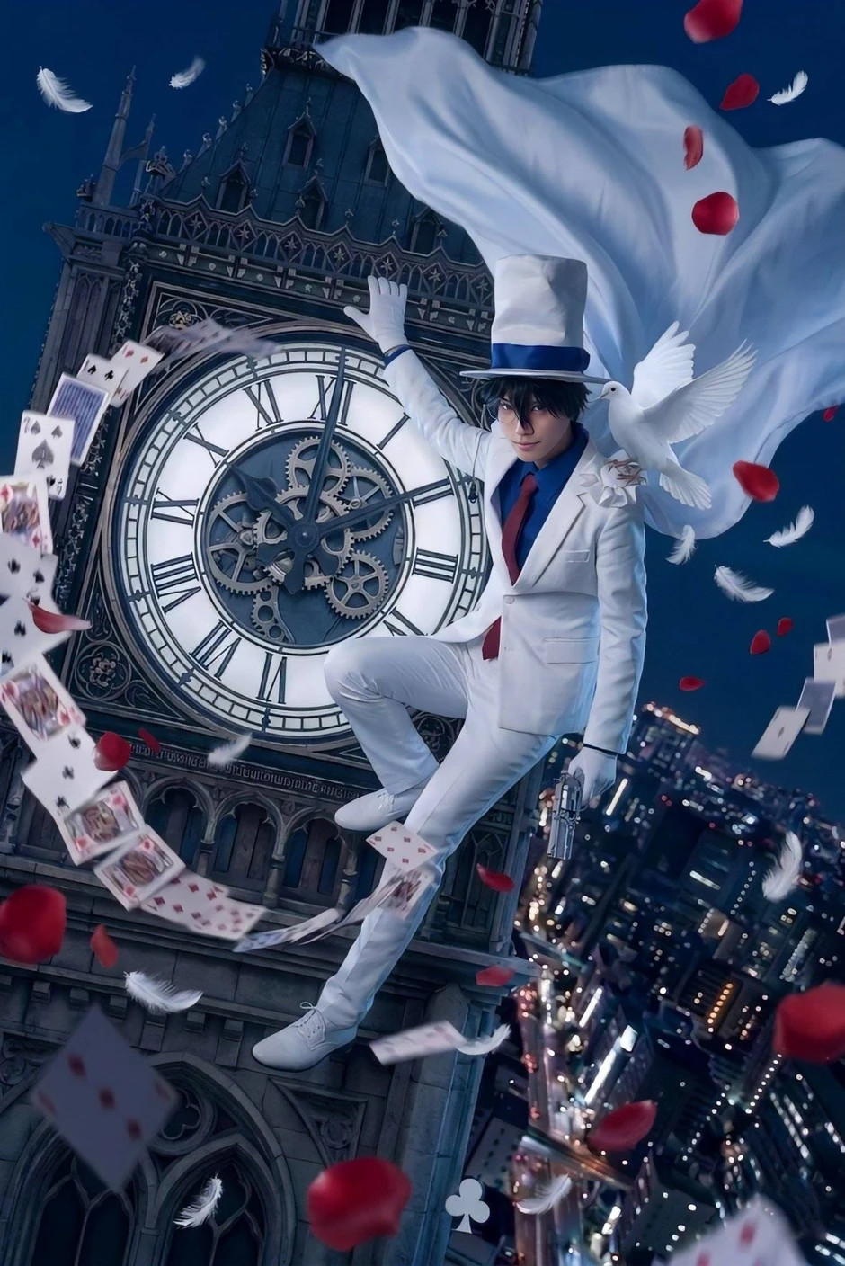 Cosplay Kaito Kid "thần sầu" khiến netizen ngỡ ngàng, lầm tưởng poster chính thức từ phim Cosplay Kaito Kid "thần sầu" khiến netizen ngỡ ngàng, lầm tưởng poster chính thức từ phim