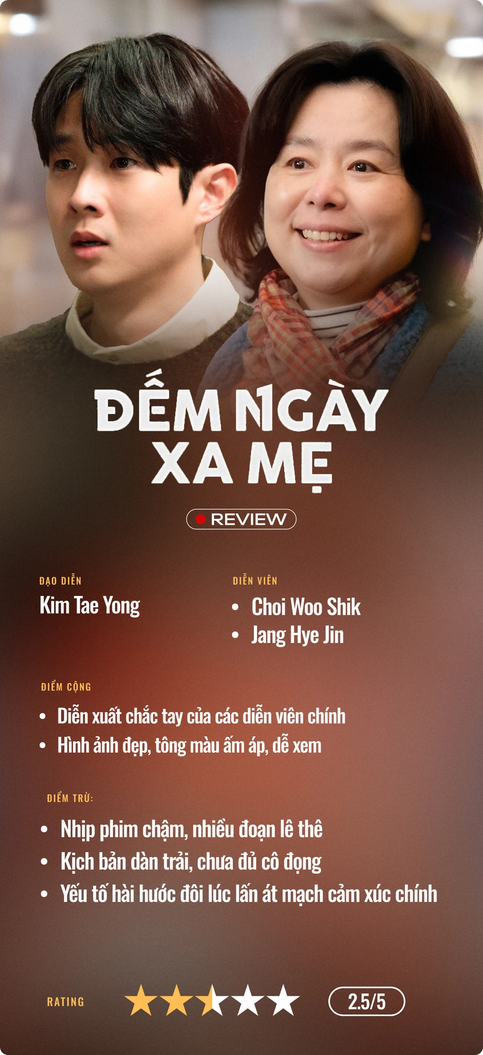 Đếm Ngày Xa Mẹ: Khóc thì chưa tới, dài thì quá tay Đếm Ngày Xa Mẹ: Khóc thì chưa tới, dài thì quá tay
