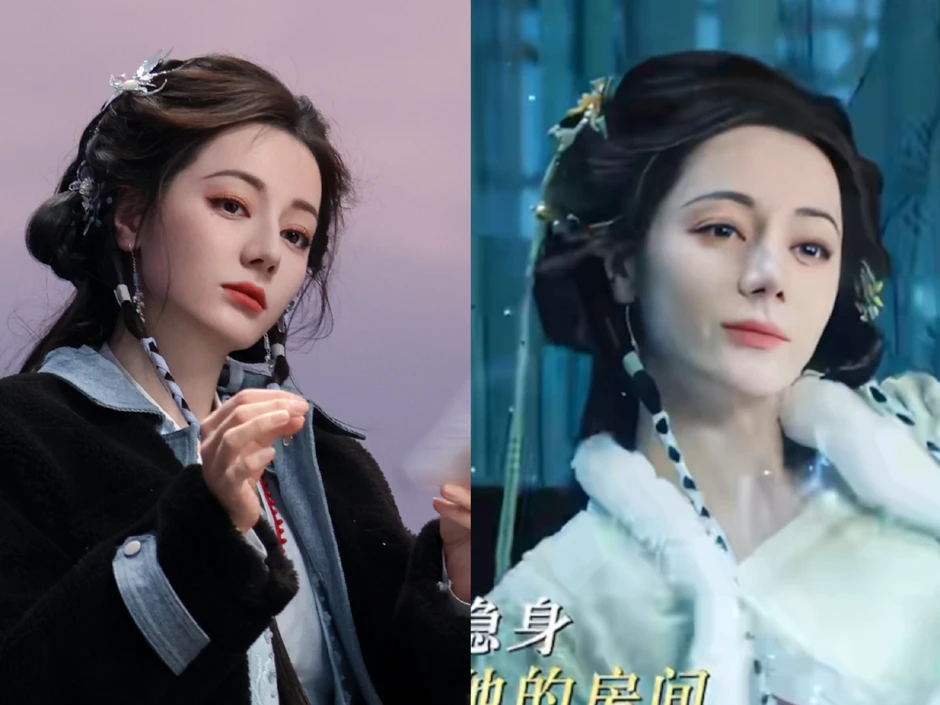 Địch Lệ Nhiệt Ba - Trần Phi Vũ nhìn giống dì cháu