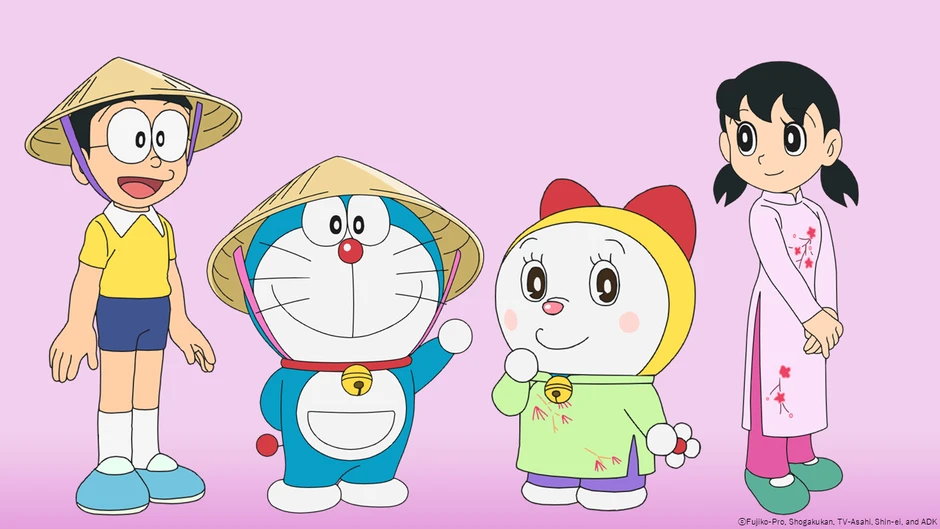 Doraemon tập Việt Nam khiến fan sĩ cực độ: Shizuka mặc áo dài quá xinh, loạt địa danh nổi tiếng xuất hiện