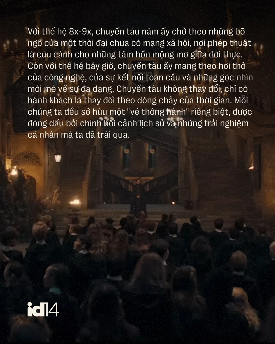 Harry Potter: Mỗi thế hệ đều có một chuyến tàu đến Hogwart của riêng mình Harry Potter: Mỗi thế hệ đều có một chuyến tàu đến Hogwart của riêng mình