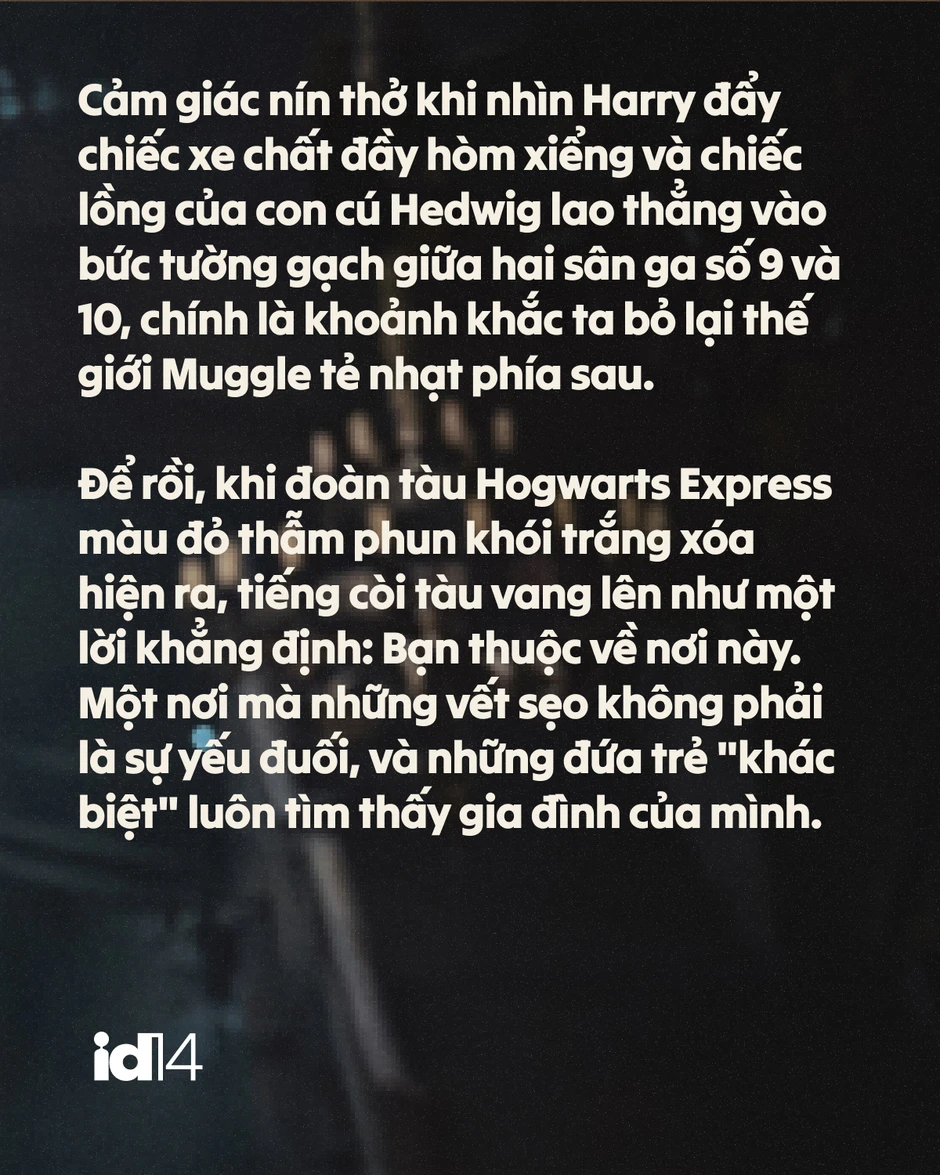 Harry Potter: Mỗi thế hệ đều có một chuyến tàu đến Hogwart của riêng mình Harry Potter: Mỗi thế hệ đều có một chuyến tàu đến Hogwart của riêng mình