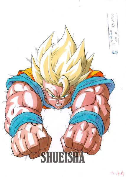 Hé lộ bức vẽ Goku Super Saiyan nguyên bản do cố tác giả Akira Toriyama thực hiện