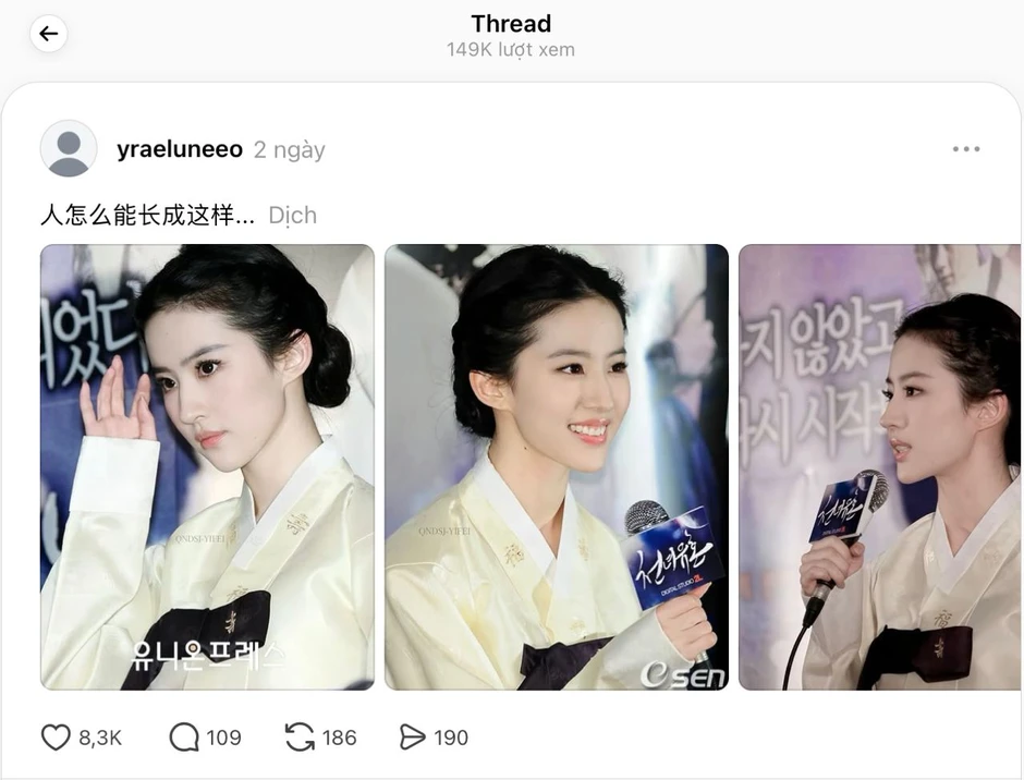 Hot hình ảnh Lưu Diệc Phi 15 năm trước, danh xưng "thần tiên tỷ tỷ" quả không sai