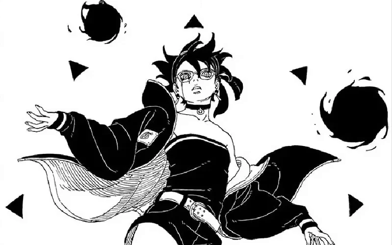 Kỹ năng Mangekyo Sharingan của Sarada mang lực hút hố đen kinh hoàng, fan One Piece thấy "quen quen"