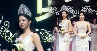 Mỹ nhân 2k3 cao 173cm vừa đăng quang Hoa hậu, soi đến gia thế mà ngỡ ngàng!
