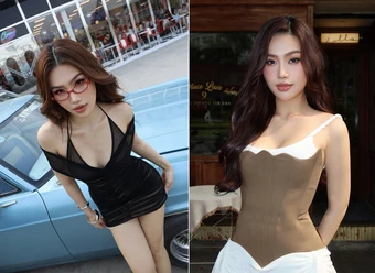 Nàng á hậu mê diện đồ cắt xẻ "hiểm hóc", khoe trọn đường hông quả táo và vòng eo con kiến