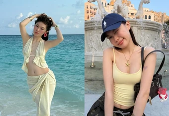 Nàng hot girl gây sốt với vòng eo nhỏ xíu sau vài tháng sinh con, nhan sắc tuổi 25 ngày càng thăng hạng