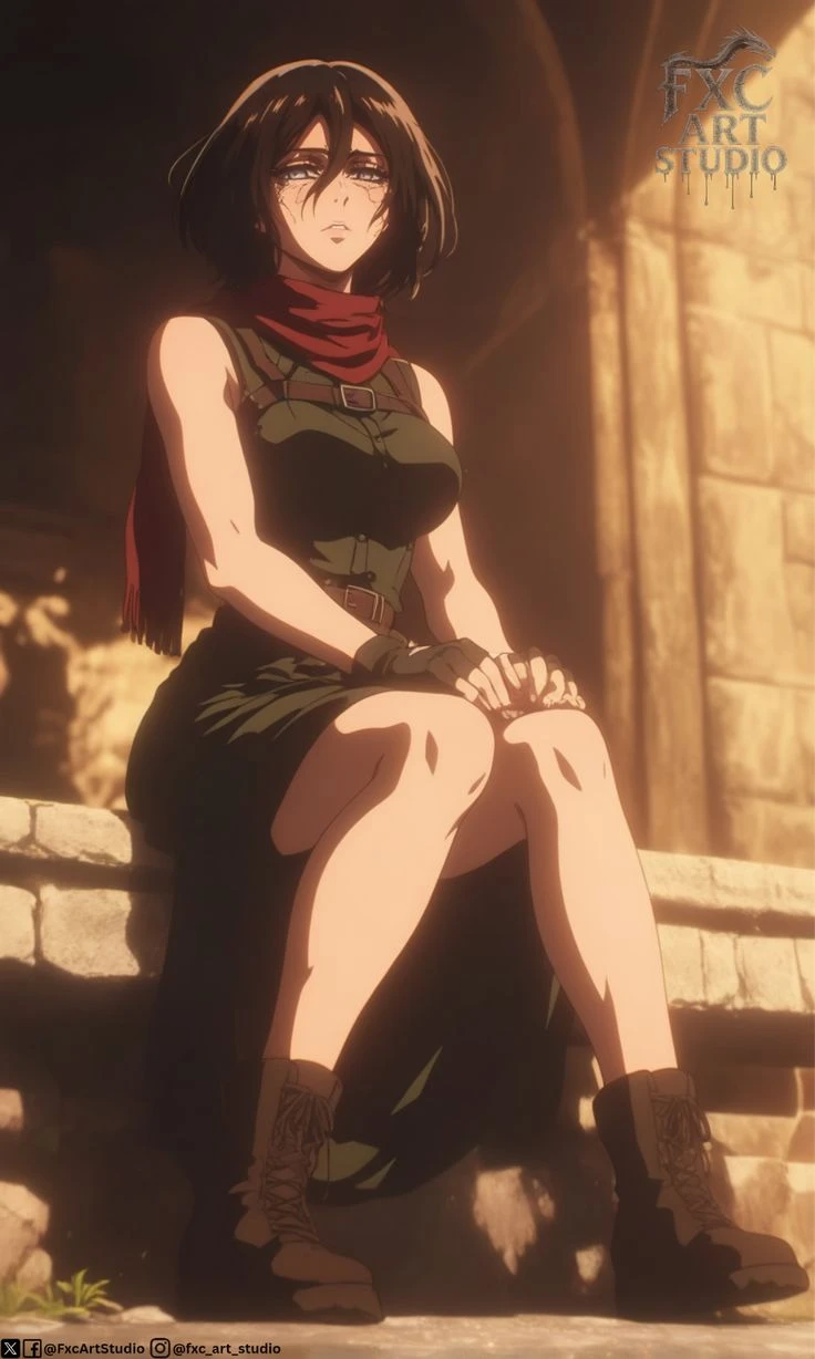 Ngắm trọn bộ ảnh Mikasa Ackerman: Nữ chiến binh quả cảm, cool ngầu bậc nhất Attack On Titan