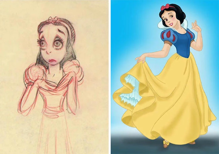 Những bản phác thảo gốc hé lộ diện mạo khác lạ của các nhân vật Disney đình đám Những bản phác thảo gốc hé lộ diện mạo khác lạ của các nhân vật Disney đình đám