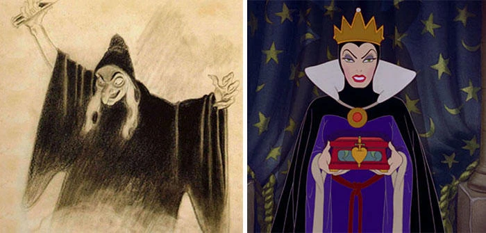 Những bản phác thảo gốc hé lộ diện mạo khác lạ của các nhân vật Disney đình đám Những bản phác thảo gốc hé lộ diện mạo khác lạ của các nhân vật Disney đình đám