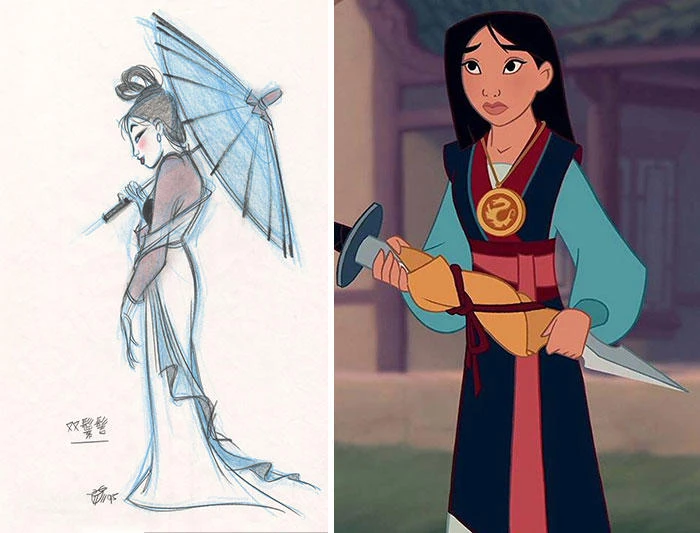 Những bản phác thảo gốc hé lộ diện mạo khác lạ của các nhân vật Disney đình đám Những bản phác thảo gốc hé lộ diện mạo khác lạ của các nhân vật Disney đình đám