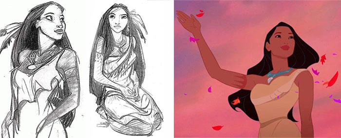 Những bản phác thảo gốc hé lộ diện mạo khác lạ của các nhân vật Disney đình đám Những bản phác thảo gốc hé lộ diện mạo khác lạ của các nhân vật Disney đình đám