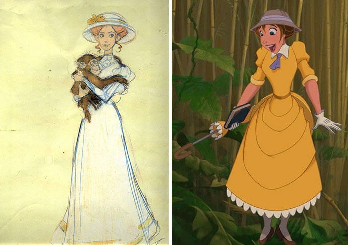 Những bản phác thảo gốc hé lộ diện mạo khác lạ của các nhân vật Disney đình đám Những bản phác thảo gốc hé lộ diện mạo khác lạ của các nhân vật Disney đình đám
