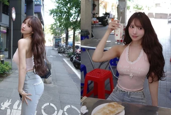 Nữ thần gợi cảm Yua Mikami gây sốt khi diện váy hở lưng thưởng thức sữa đậu nành