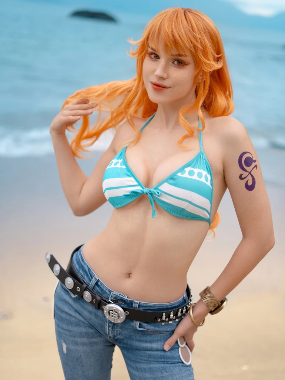 One Piece: Ngắm màn cosplay Nami "chuẩn không cần chỉnh" sau 2 năm timeskip