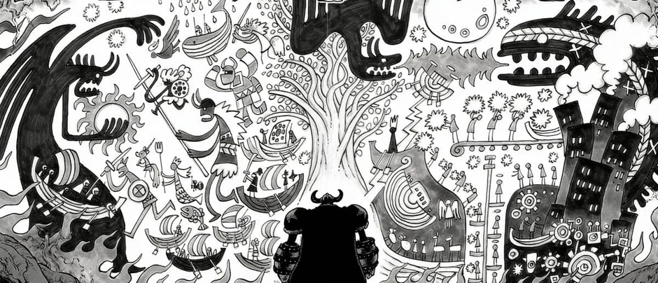 One Piece: Sinh vật có sừng trong bức tranh Elbaf có phải là Imu? Loạt chi tiết khiến fan nghi ngờ