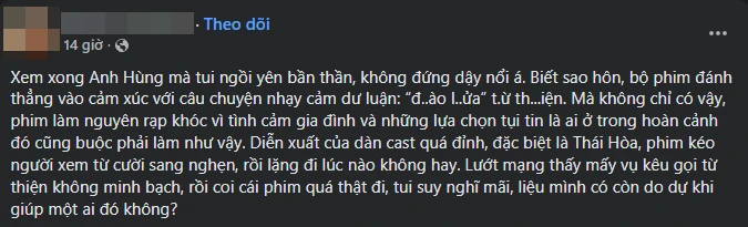 Review cực nóng Anh Hùng: Thái Hòa xứng tầm nóc nhà diễn xuất