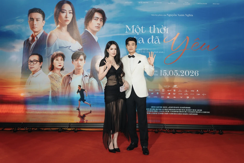 Thảm đỏ Một Thời Ta Đã Yêu: Ngọc Trinh - Quốc Trường quá đẹp đôi