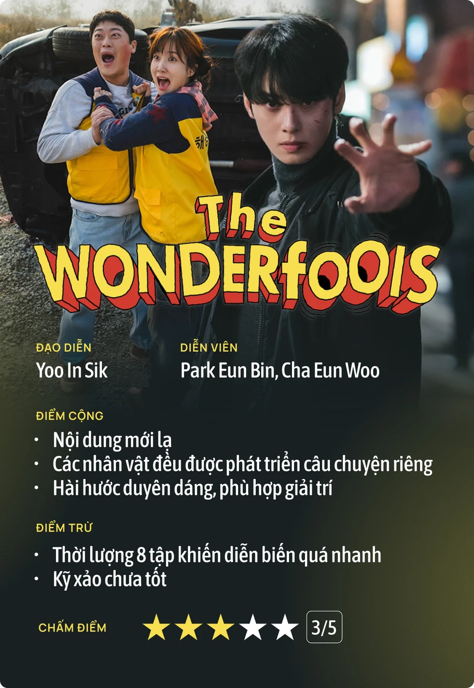 The Wonderfools: Biệt đội siêu anh hùng báo đời nhất màn ảnh The Wonderfools: Biệt đội siêu anh hùng báo đời nhất màn ảnh