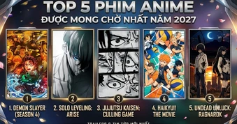 Top 5 phim anime đáng mong chờ nhất năm 2027: Demon Slayer, One Piece và Solo Leveling góp mặt