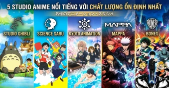 Top 5 studio anime hiếm khi gây thất vọng với chất lượng tác phẩm
