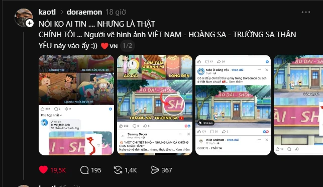 Tự hào chi tiết Hoàng Sa - Trường Sa trong Doraemon tập đặc biệt