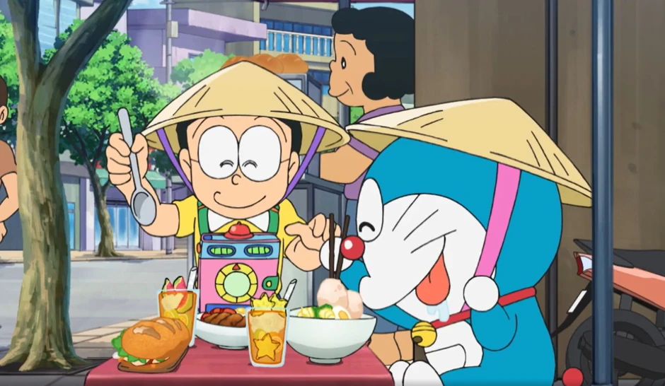 Tự hào chi tiết Hoàng Sa - Trường Sa trong Doraemon tập đặc biệt