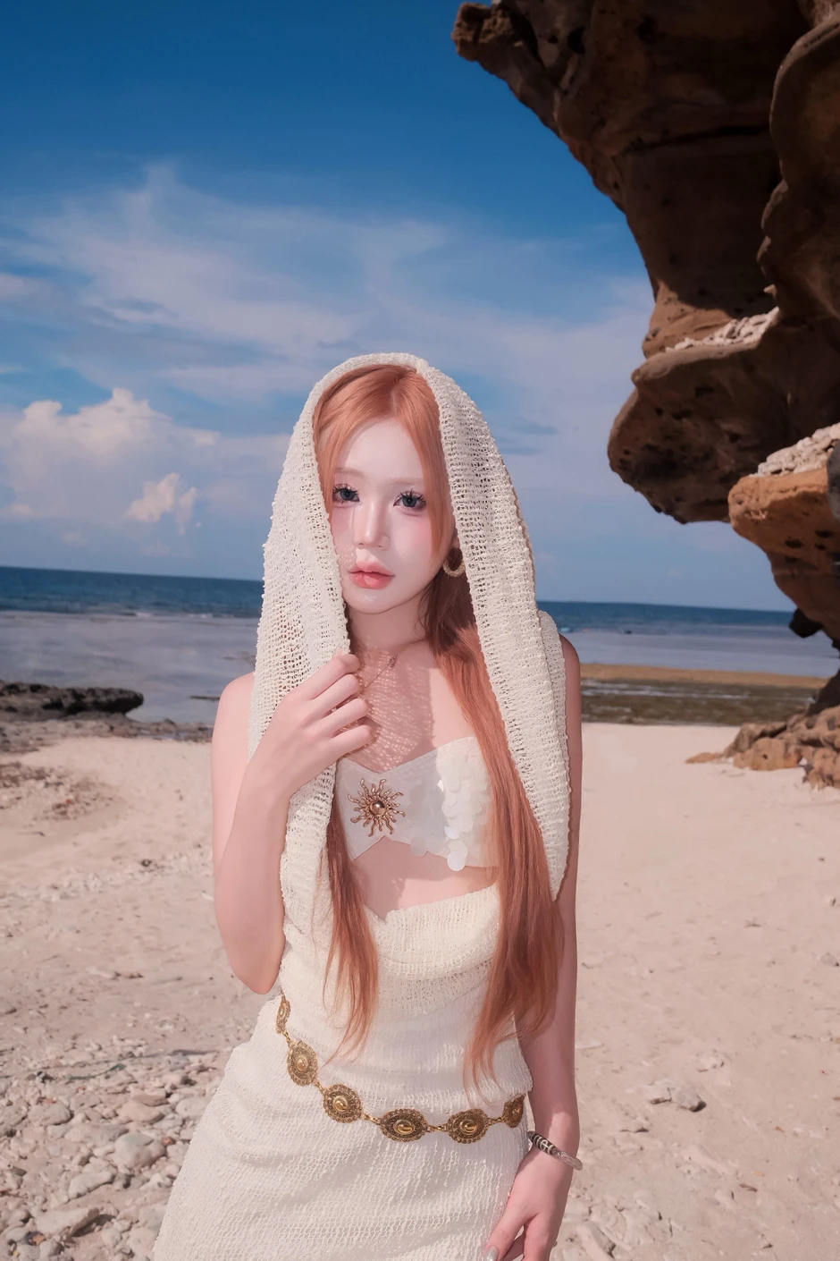 "Hô biến" Đảo Lý Sơn Việt Nam "lên ảnh" đẹp như phim, hot girl xinh đẹp khiến CĐM thích thú