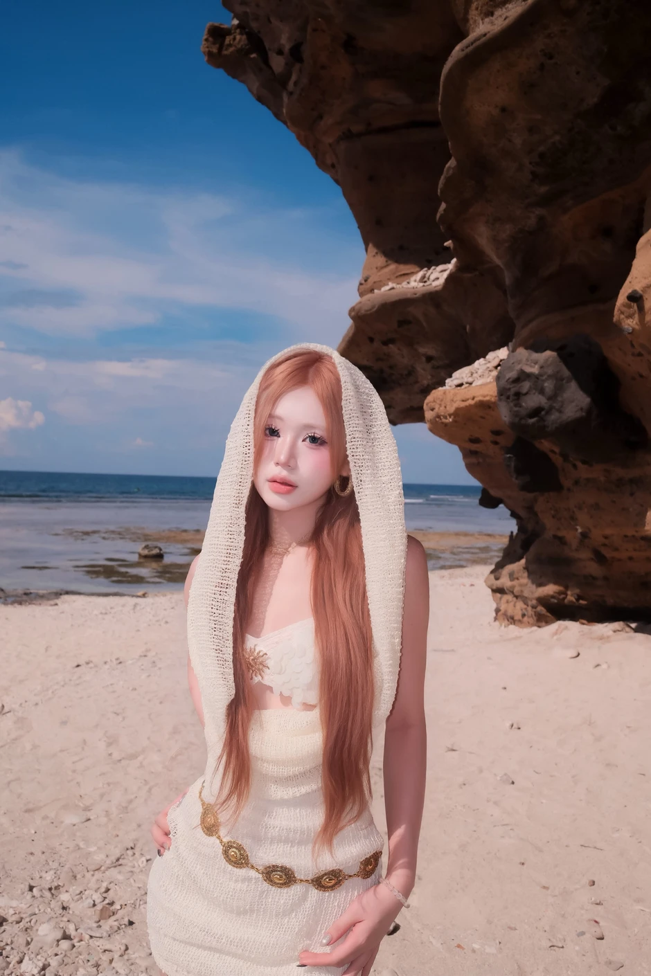 "Hô biến" Đảo Lý Sơn Việt Nam "lên ảnh" đẹp như phim, hot girl xinh đẹp khiến CĐM thích thú