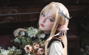 "Rửa mắt" với bộ ảnh cosplay Tiên tộc của "búp bê sống" Le Josette