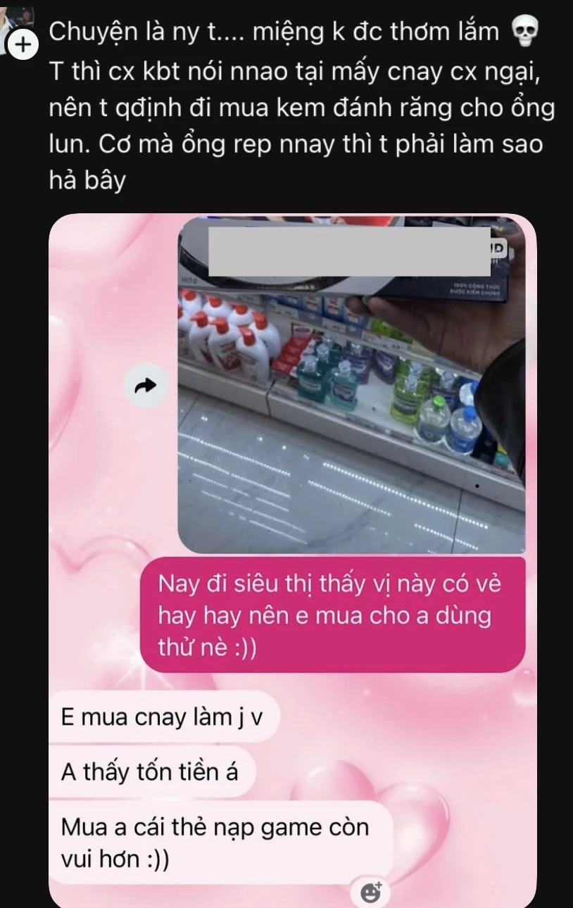 "Tỉnh bơ": Được bạn gái tặng kem đánh răng vì "nặng mùi", nam game thủ phản đòn đòi nạp game khiến netizen cạn lời!