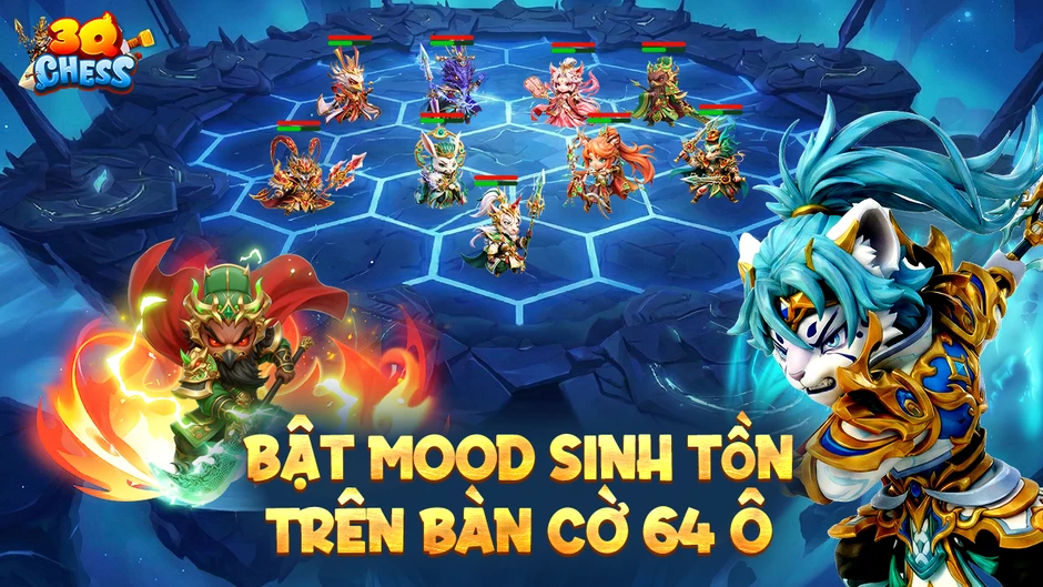 3Q Chess: Kỳ Thủ Tam Quốc – Danh Tướng Tái Sinh Thành Thần Thú 3Q Chess: Kỳ Thủ Tam Quốc – Danh Tướng Tái Sinh Thành Thần Thú