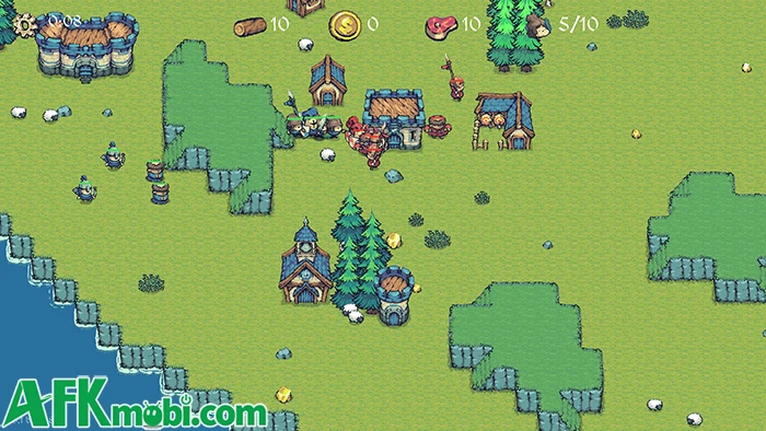 Age of Tinies game RTS với phong cách đồ họa ngộ nghĩnh