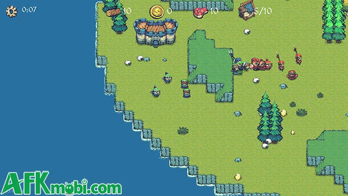 Age of Tinies game RTS với phong cách đồ họa ngộ nghĩnh
