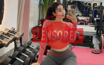 Ăn mặc phản cảm đi tập gym, hot girl khiến người xem "nhăn mặt" vì ái ngại