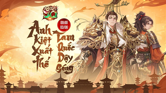 Anh Kiệt Tam Quốc chính thức ra mắt 9h ngày 3/6, tặng mô hình Quan Vũ 1:4 cực hiếm Anh Kiệt Tam Quốc chính thức ra mắt 9h ngày 3/6, tặng mô hình Quan Vũ 1:4 cực hiếm