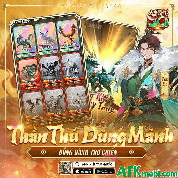 Anh Kiệt Tam Quốc game đấu tướng chiến thuật cập bến Việt Nam