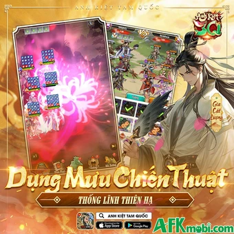 Anh Kiệt Tam Quốc game đấu tướng chiến thuật cập bến Việt Nam