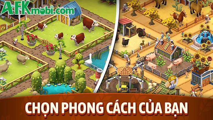 Animal Farm Life: Town Farming game mô phỏng quản lý nông trại