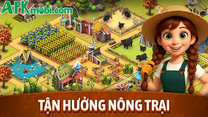 Animal Farm Life: Town Farming game mô phỏng quản lý nông trại