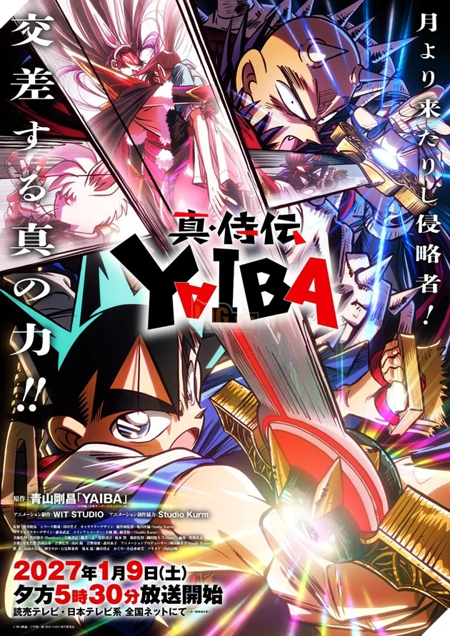 Anime "Yaiba: Samurai Legend" mùa 2 tung poster chủ đạo: Lên sóng vào ngày 9/1/2027, chính thức khởi động đại chiến arc Kaguya Anime "Yaiba: Samurai Legend" mùa 2 tung poster chủ đạo: Lên sóng vào ngày 9/1/2027, chính thức khởi động đại chiến arc Kaguya