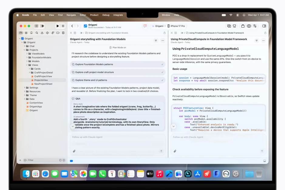 Apple "trình làng" Xcode 27 và khung trí thông minh mới: Bước ngoặt lập trình tác nhân AI cho nhà phát triển