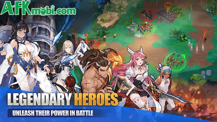 Aqua Survival game mô phỏng chiến thuật với lối đồ họa anime